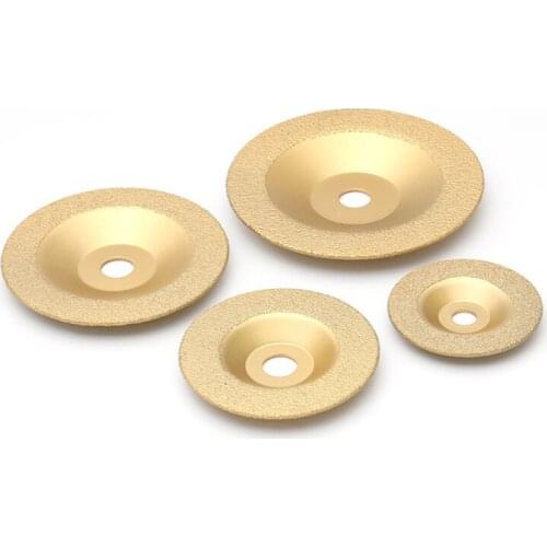 100 125 150 180 mm Brazed Diamond Grinding Wheel Circular Saw Blade for Ceramic Marble Stone Concrete Cutting Disc