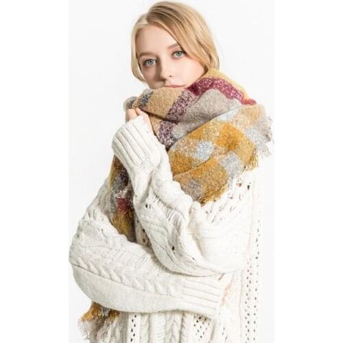 135*130cm Cashmere imitation Shawl Scarf Autumn Winter Scarves Men Foulard Square Hijab Ladies wrap muffler pareo female hijab