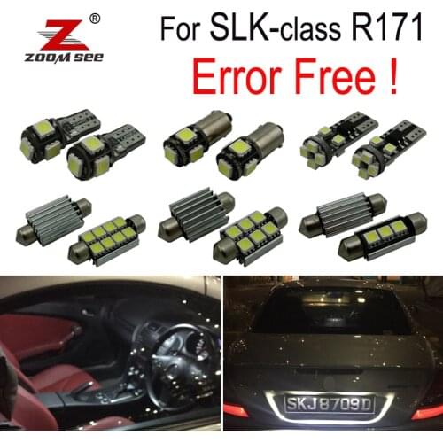 18x LED Parking city bulb interior light lamp Kit For Mercedes Benz SLK class R171 SLK200 SLK280 SLK300 SLK350 SLK55 AMG (04-10)