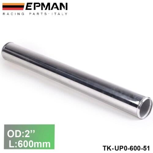 2pcs/unit 51mm 2" Straight Aluminum Turbo Intercooler Pipe Tube piping Length 600 mm For BMW 520i f10 EP-UP0-600-51