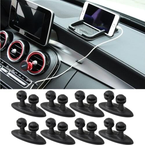 8pcs Car Wire Clip Stickers for Volkswagen VW Golf 5 6 7 JETTA PASSAT B5 B6 B7 B8 MK4 MK5 MK6 Tiguan Beetle Polo Bora T-ROC