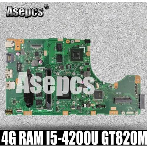 Asepcs TP550LD Laptop motherboard For Asus TP550LD TP550LA TP550L TP550 Test original mainboard DDR3L 4G RAM I5-4200U GT820M