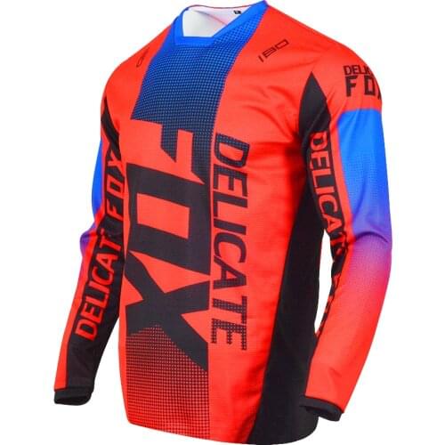 Delicate Fox 2021 180 Oktiv Jersey Motocross Racing Dirtbike Cycling ATV MTB DH Off Road Red
