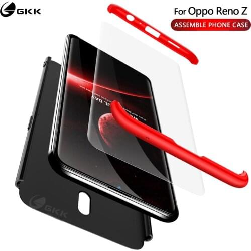 GKK Original Case For OPPO Reno Z Case Ultra-thin 360 Full Protection Anti-knock Matte Hard PC Cover for OPPO Reno Z Case Coque