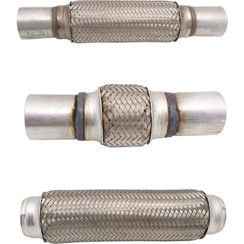 Stainless Steel Corrugated Exhaust Muffler Pipe For Ford Jeep Honda Hyundai Peugeot Skoda Toyota Haval KIA Car Rear Tail Throat