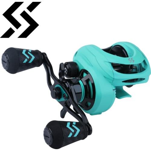 Sougayilang NEW 8.0:1 Baitcasting Reels New Profile Design Fishing Reel 8kg Carbon Fiber Drag 9+1 Stainless Steel Bearings