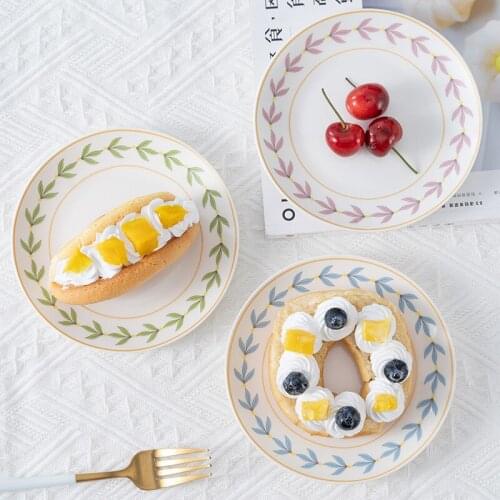 Ceramic Dinner Plates Steak Dish Breakfast Plate Pottery Dish Dinnerware Dishes Household Tableware Dinnerware Set Plate Platos