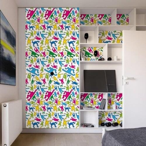 RA0224 foils adhesive for furniture and walls, measures 80x230 Wrapping kitchens cabinets tile furniture tables