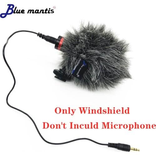Windscreen Noise Furry Outdoor Wind Pop Filter Cover For BOYA BY-MM1 D1 RODE NT5 NT55 NT6 Videomicro Recording Mic Windshield