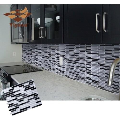 Mosaic wall peel and paste self-adhesive back splash DIY kitchen bathroom home wall sticker vinyl 3D