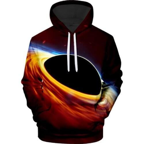 MEN’S Personality Creative Galaxy 3D High-definition Digital Hooded Fashion and Comfortable Printing