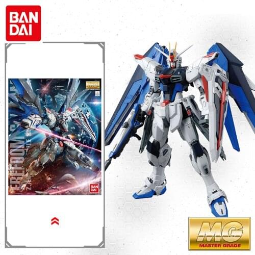 Bandai Gundam Assembly MG 1/100 SEED ZGMF-X10A FREEDOM 2.0 PVC Model Kit Action Anime Figure Toys