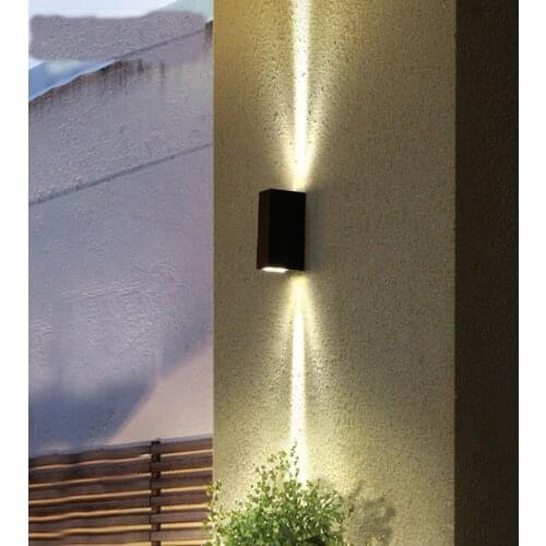 Thrisdar Outdoor Waterproof Wall Lamp Up and Down LED Wall Light Garden Corridor Aisle Porch Light Hotel Villa Step Spot Light