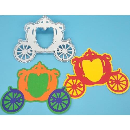 New Halloween pumpkin car metal cutting mold photo album paper DIY gift card decoration embossed cube