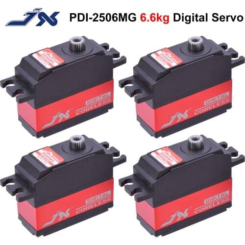 New Arrival JX PDI-2506MG 6.6KG Metal Gear Digital Coreless Servo For RC Car 450 500 Helicopter Fixed Wing Airplane