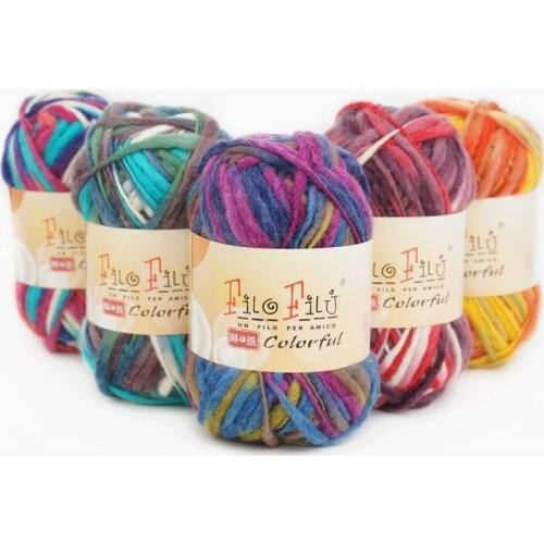 50g/ball Autumn and winter wool medium thick hand knitted scarf thread bar needle Hat Fancy thread