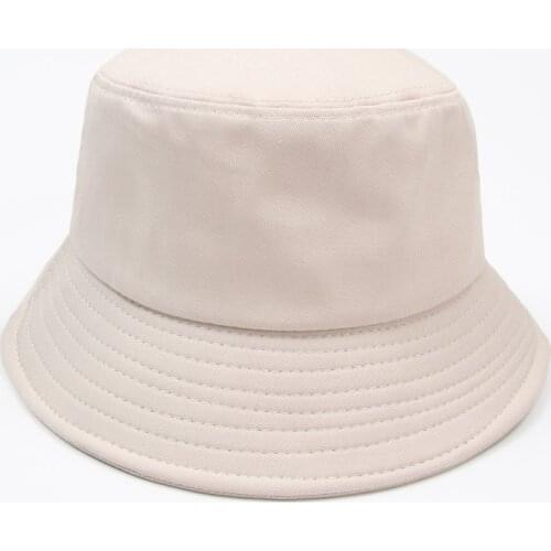 COKK Bucket Hat Women Men Unisex Cotton Fisherman Cap Big Large Size Solid Color Panama Bob Hat Spring Summer Casual Kids Gorro