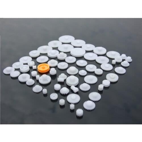 100PCS/Lot 0.5 Modulus Main Shaft Gear Plastic Motor Gear 80.8A 81A 81.5A 82A 102A 122A 132A 142A Gears for RC Helicopter Drone