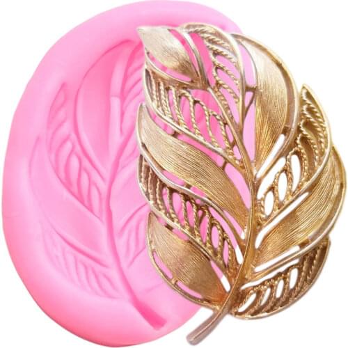 3D Leaf Silicone Mold Leaves Fondant Molds Cupcake Topper DIY Cake Decorating Tools Jewelry Clay Candy Chocolate Gumpaste Moulds