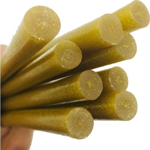 Hot Melt Glue Sticks For Glue Gun Craft Phone Case Repair Accessories Adhesive 11mm*200mm Gold Color Glue Stick