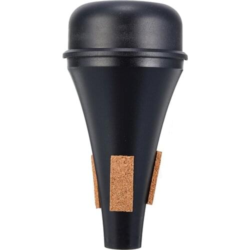 High Quality Trumpets Mute Practice Trumpet Straight Cup Mute Musical Accessory Lightweight Black Silencer For Beginner