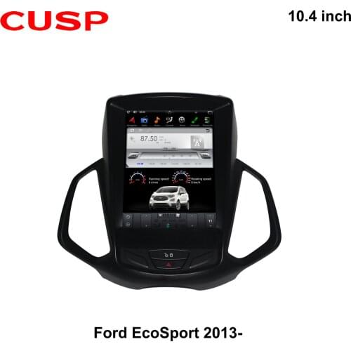 Tesla style vertical Android 9.0 Car GPS for Ford EcoSport 2013- GPS Nagavition Car radio player car multimedia car stereo
