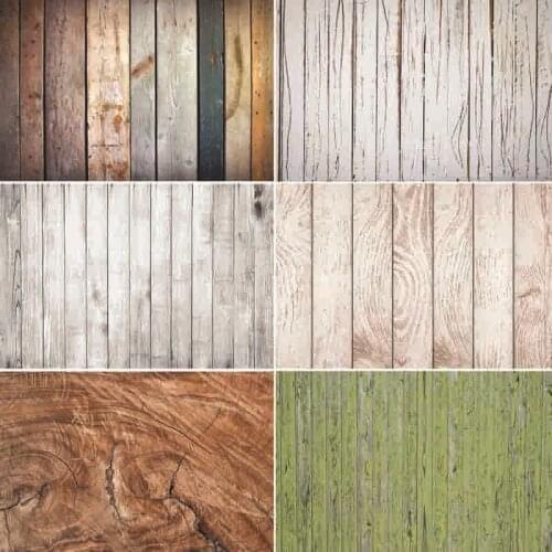 Vinyl Custom Photography Backdrops Prop Wooden Planks Theme Photography Background #0007