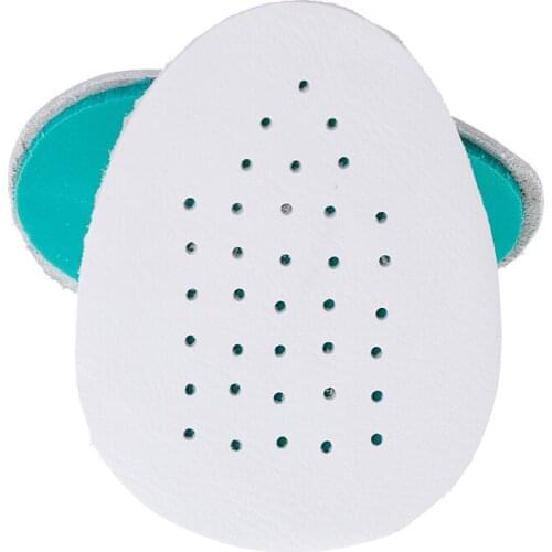 1Pair PU Leather Half Insoles Latex Anti Slip Breathable High Heel Shoes Pad 9*7cm