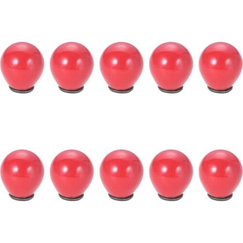 10Pc Round Ceramic Door Knobs Single hole Furniture Pulls HandleCabinet Drawer Dresser Cupboard Decoration Handles 21*26mm