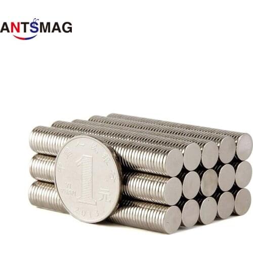100pcs Neodymium Magnet Strong Disc Magnet NdFeB Rare Earth Disc Magnet N35 Free Shipping
