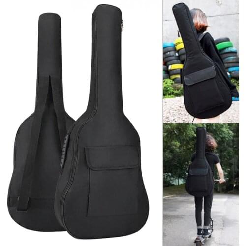 Guitar Bag 101x34x5cm 600D 5mm Thick Cotton Double Straps Electric Guitar Gig Bag Case Box Cover Ukulele Backpacks Waterproof