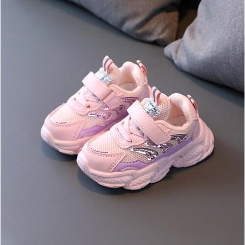 2021 Autumn Children New Fashion Sneakers Girls And Boys Sports Shoes Kids Air Mesh Breathable Soft Casual Shoes