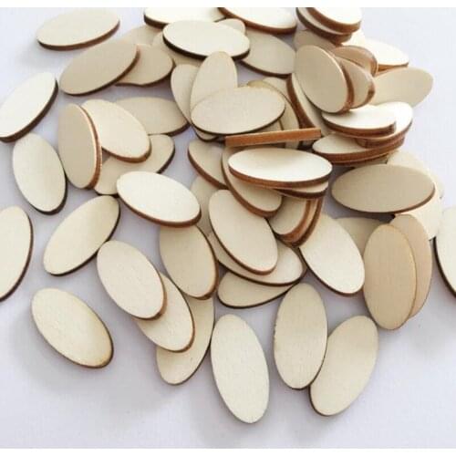 DIY Toy Accessories Natural Oval Sawdust Crafts Environmental Protection Household Decoration Products Model