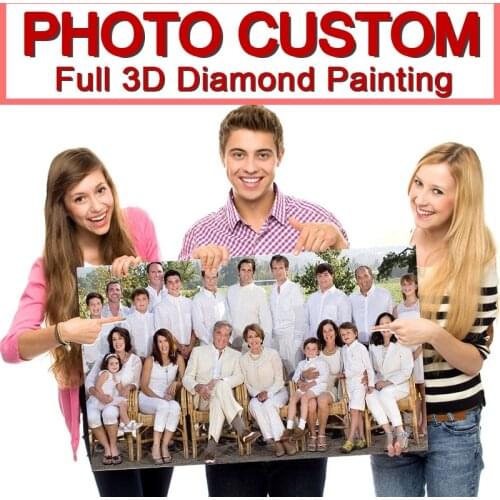 Photo Custom! Private custom! 5D DIY Diamond Painting! Make Your Own Diamond Painting Full Square Diamond Rhinestone KBL