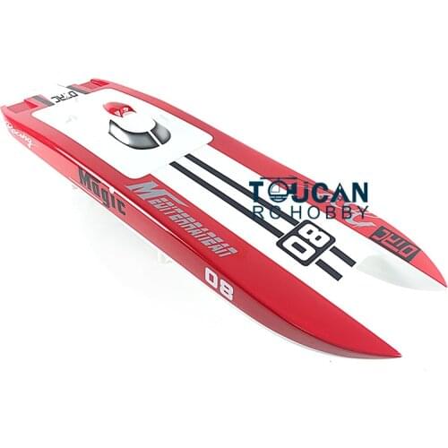 E32 KIT Cheetah / Germany Cat Fiber Glass Electric Racing Speed Boat Hull Only for Advanced Player Red TH02636
