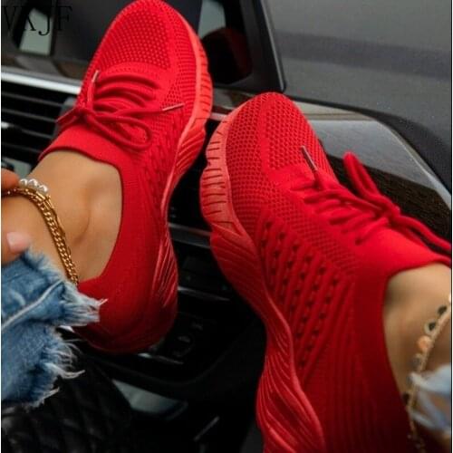 New Autumn Sneakers Women Casual Breathable Sport Shoes Lace Up Loafers Ladies White Sneakers Outdoor Walking Running Shoes