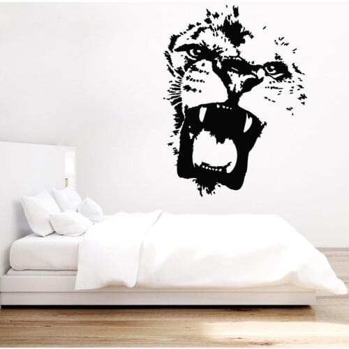 Leopard Wall Stickers Panther Decal Jaguar Home Decor Wild Animals Living Room Art Mural Bedroom Decoration Kids Room Decals