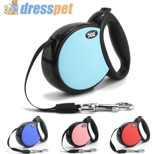 Retractable Dog Leash Automatic Pet Leads Leashes Rope 5M Long Controller Big Large Dogs Pets Products Coleira 30kg