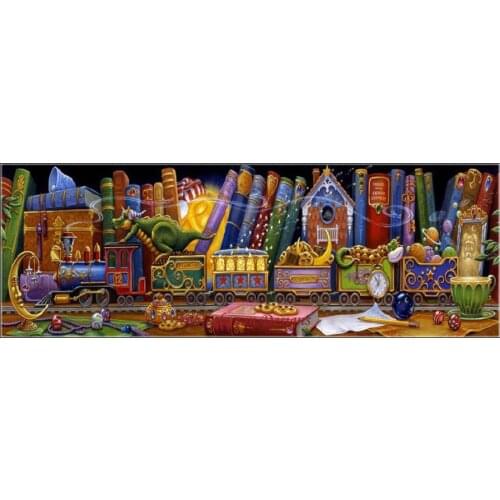 Needlework for embroidery DIY French DMC High Quality - Counted Cross Stitch Kits 14 ct Oil painting - Train of Dreams