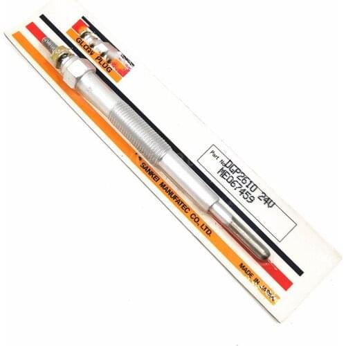 Free shipping ME067459 Glow plug heating rod for Kato HD1250/880 Kobelco SK430 engine heating plug 6D22 excavator parts