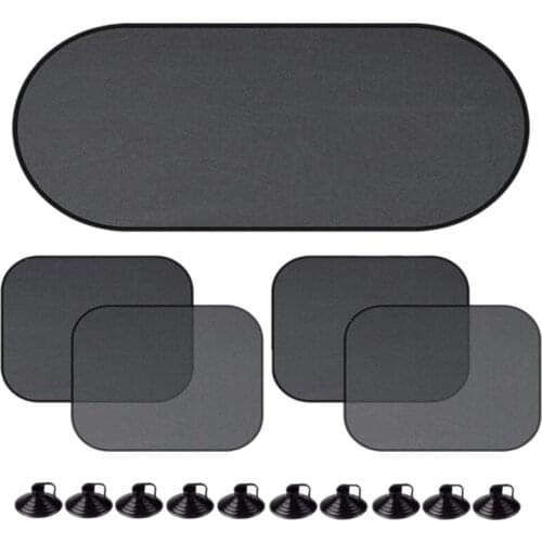 NEW-Car Window Shades,5 Pack Car Sun Shade For Side And Rear Window,Spf 30+ Protect Your Kids/Pets In Back Seat,Blocks Over 98