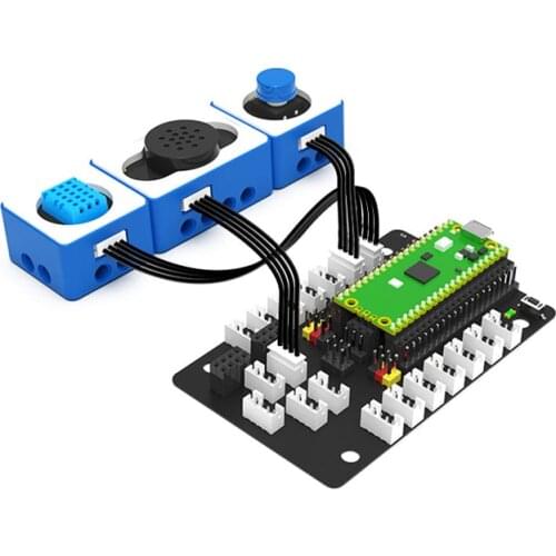 Yahboom Raspberry Pi Pico Sensor Expansion Board with servo pins SPI serial and IIC interface design for world of module