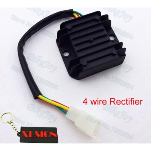 4 Wire Voltage Regulator Rectifier For 110cc 125cc Pit Dirt Bike ATV Quad Go Kart Buggy Moped Scooter Motorcycle Motocross