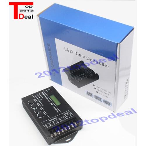 TC421 DC12-24V new WIFI connect time programmable controller with 5CH for LEDs