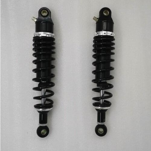 Universal 7mm spring 305mm/320mm/330mm/340mm motorcycle Rear shock absorber For Honda Yamaha Kawasaki Suzuki black 2pcs