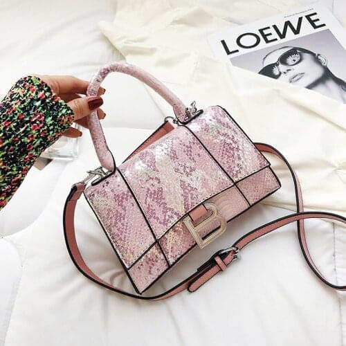 Womens Bag 2021 New Serpentine Pattern Fashion Single Shoulder Bag Purses and Handbags Luxury Designer Crossbody Bags