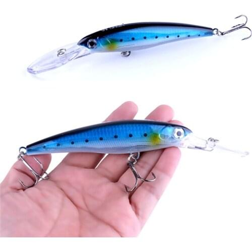 1Pcs Big Minnow Laser Fishing Lures 160mm 30g Artificial Bait Deep Swim Hard Bait Fishing Tackle Pesca Wobblers