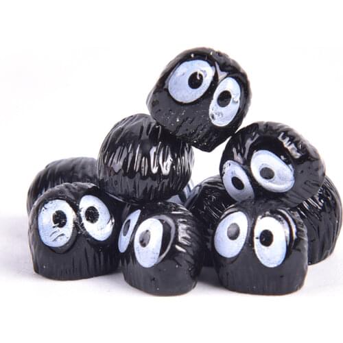 10pcs 1.5cm Miyazaki Hayao My Neighbor Totoro Fairy Dust PVC Action Figure Classic Model Toys Gift for Kids