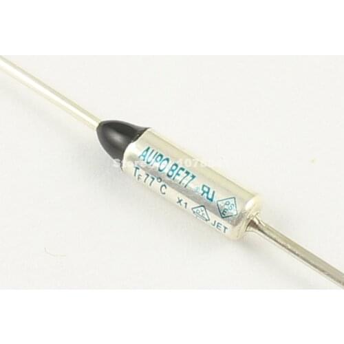 10pcs AUPO Thermal Fuse Cutoff TF 77 Degree 250V 10A BF77