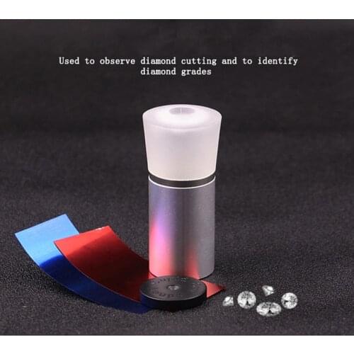 10X Diamond Inscription Loupe Magnifier for Gems Diamond Hearts & Arrows Scope Cutting Loupes Jeweler Viewer Jewelry Making Tool